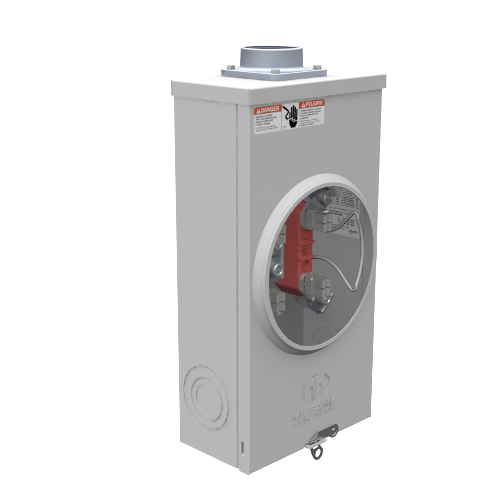 Milbank 200 Amp 4-Terminal Horn Bypass Ringless Overhead Meter Socket R7021 Dl Tg Kk Blg Milbank 200 Amp 4-Terminal Horn Bypass Ringless Overhead Meter Socket R7021 Dl Tg Kk Blg
