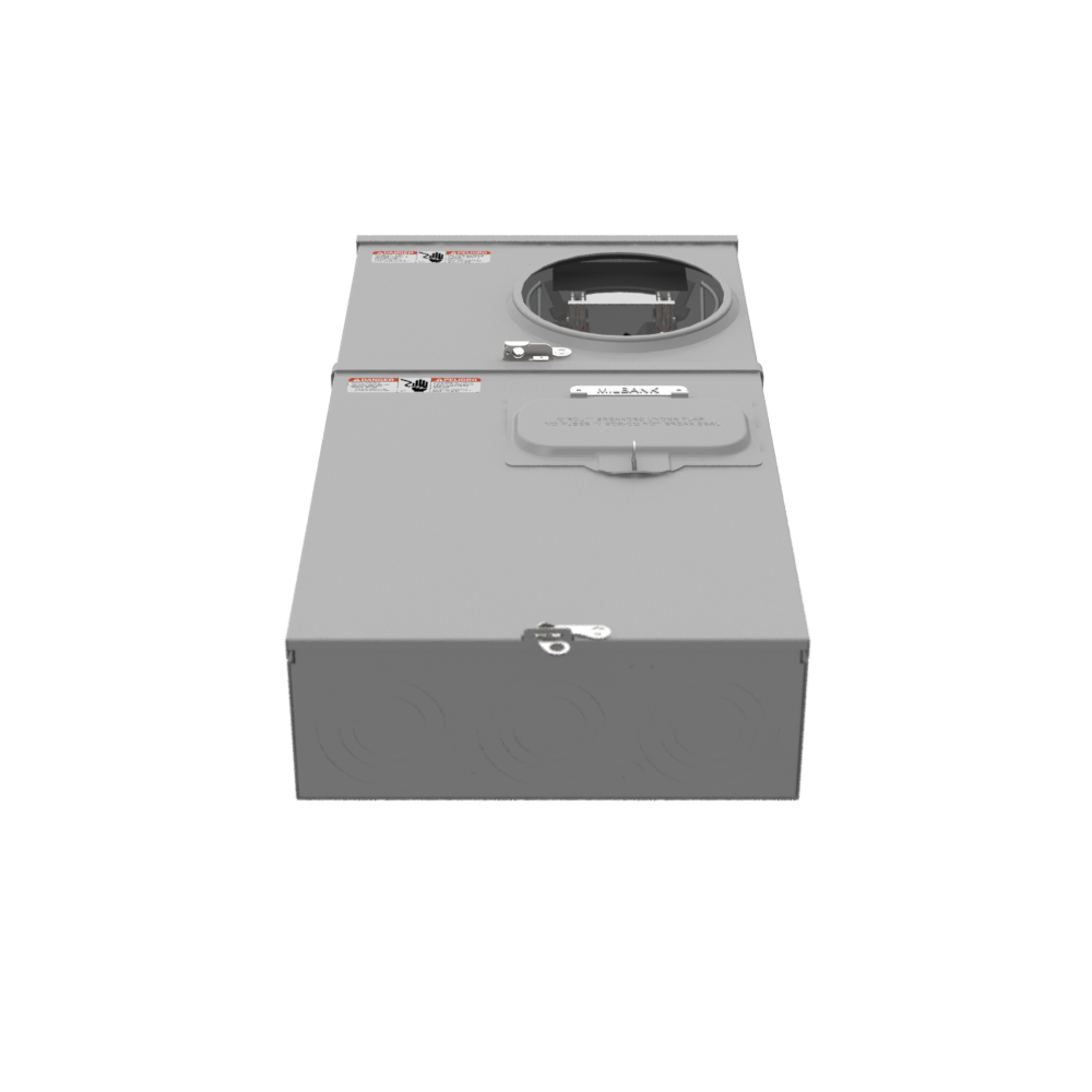 milu＊ Milbank U3939-X 4 Terminal Ringless Large Closing Plate