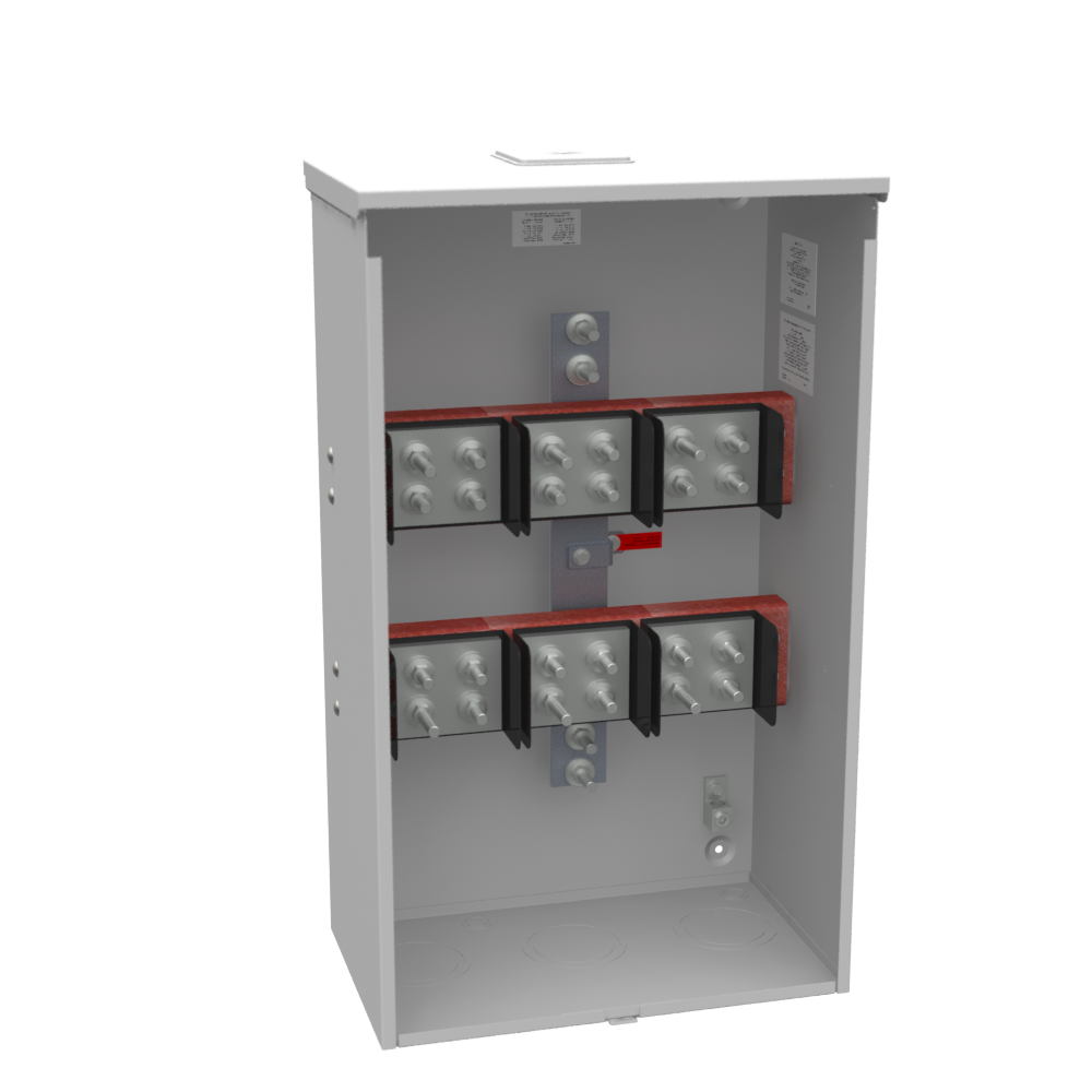 13 TERM RNGLS LRG CLS PLT TEST SW PROV 20IN-34IN-12IN PNTD STL SGL FRONT LIFT OFF CVR HSP CT RACK INSTLD