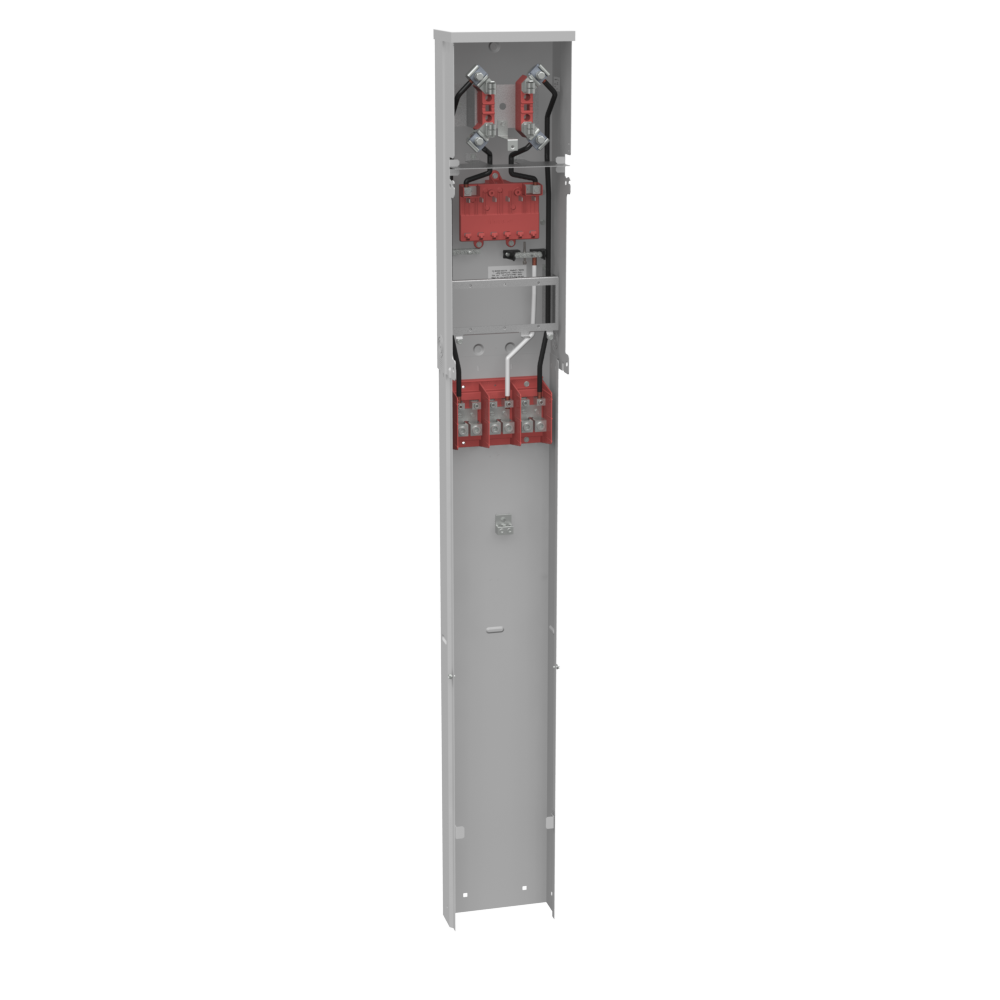 MLBK U5300-O METERED PEDESTAL POWER OUTLET SINGLE HEAD ON DIRECT BURIAL POST 125A 120/240V 1PH