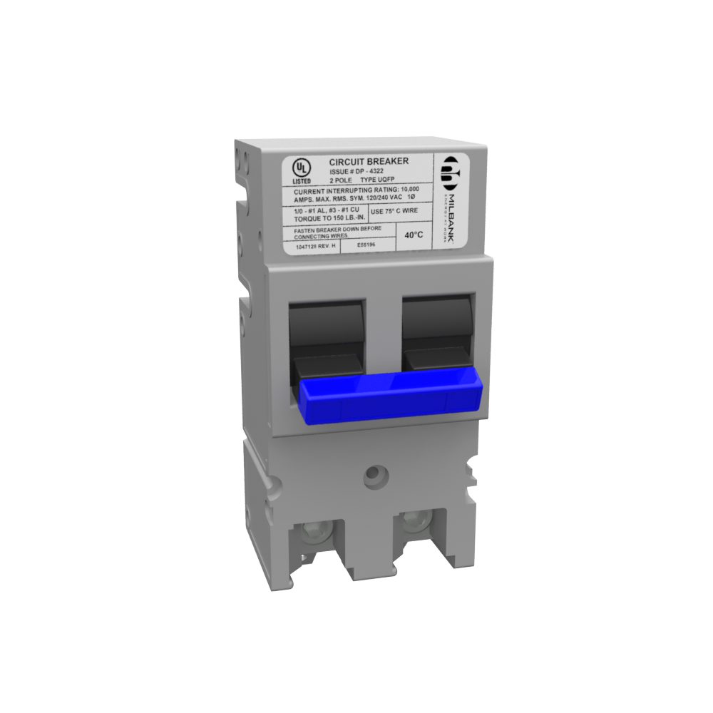 MLB UQFPH-M-200 REPLACEMENT BREAKER WITH TANG LOAD SIDE FOR MLB U6689-O-200-KK