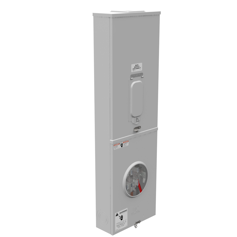 Prise Compteur Milbank U3990-XL-200 1 Phase 200A - Acier Galvanisé Neuf - Pour Pro Ou Bricoleur
