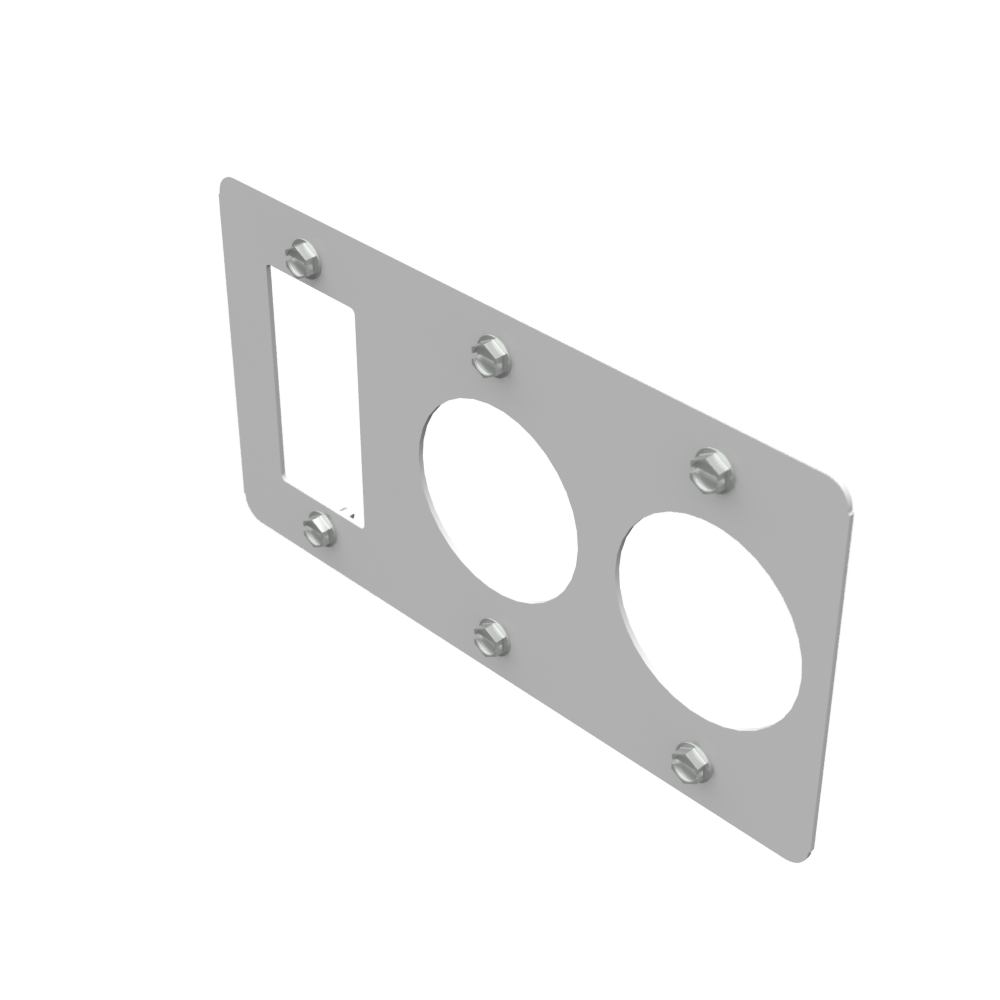 RECEPTACLE COVER PLATE 58301