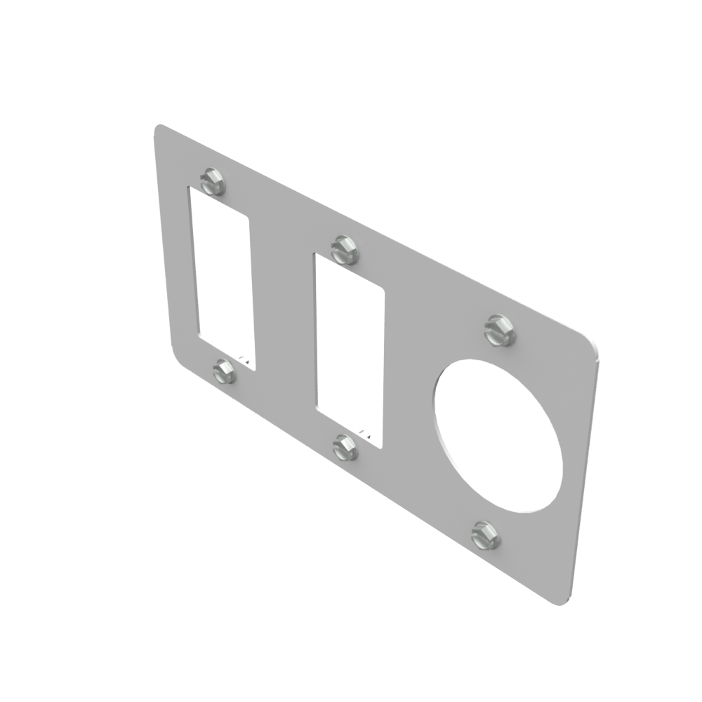 RECEPTACLE COVER PLATE 58307