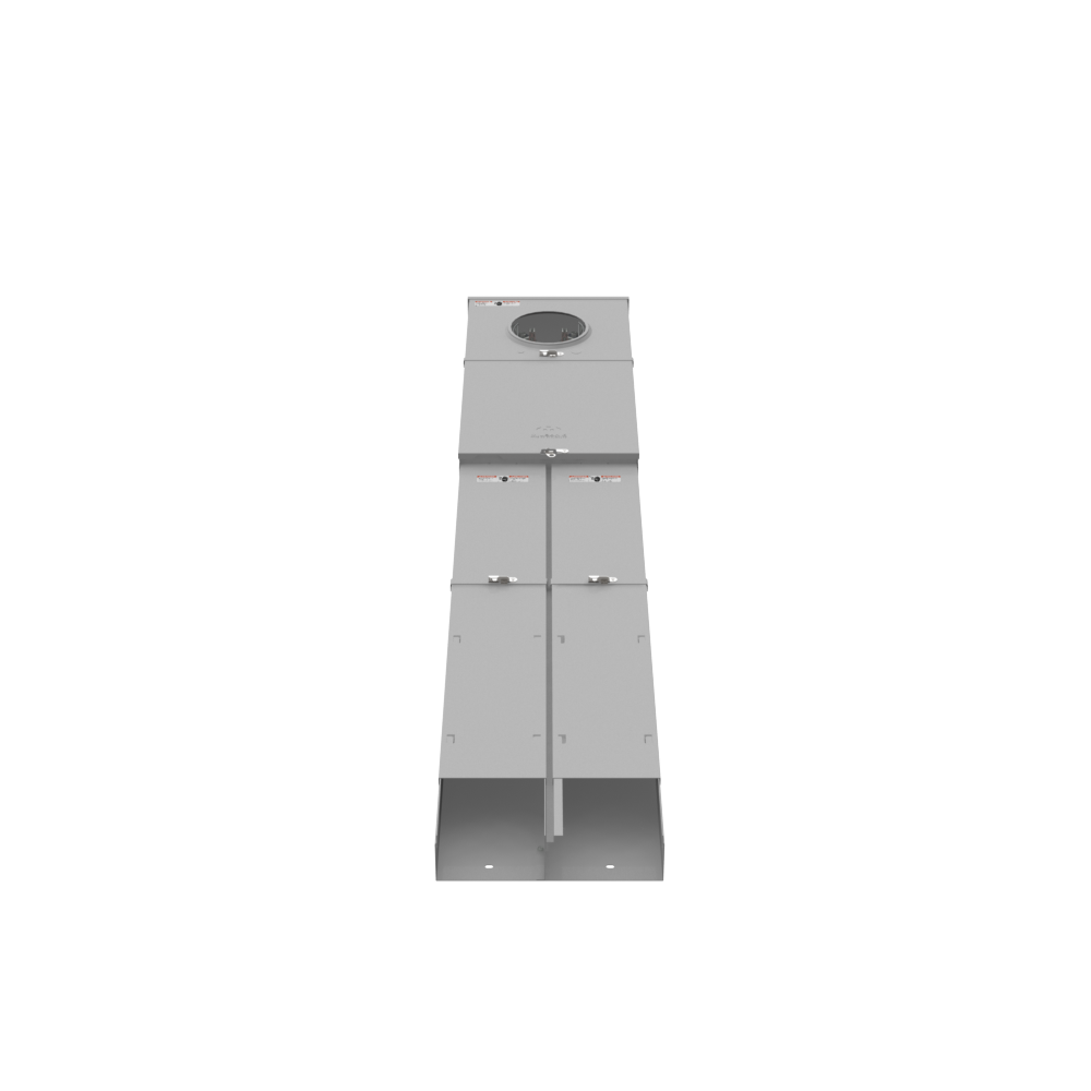 Presa Contatore Milbank 200A 4 Uscite – Custodia Metallica U8949-RL-TG-KK-CECHA - Foto 3