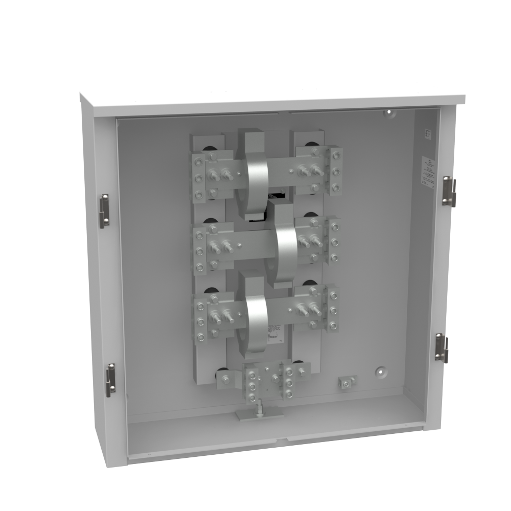MLBK U5990-O CT MOUNTING CABINET 400-800A 600V SHORT-CIRCUIT CURRENT RATING: 50,000 ANP TOLEDO EDISON APPROVED