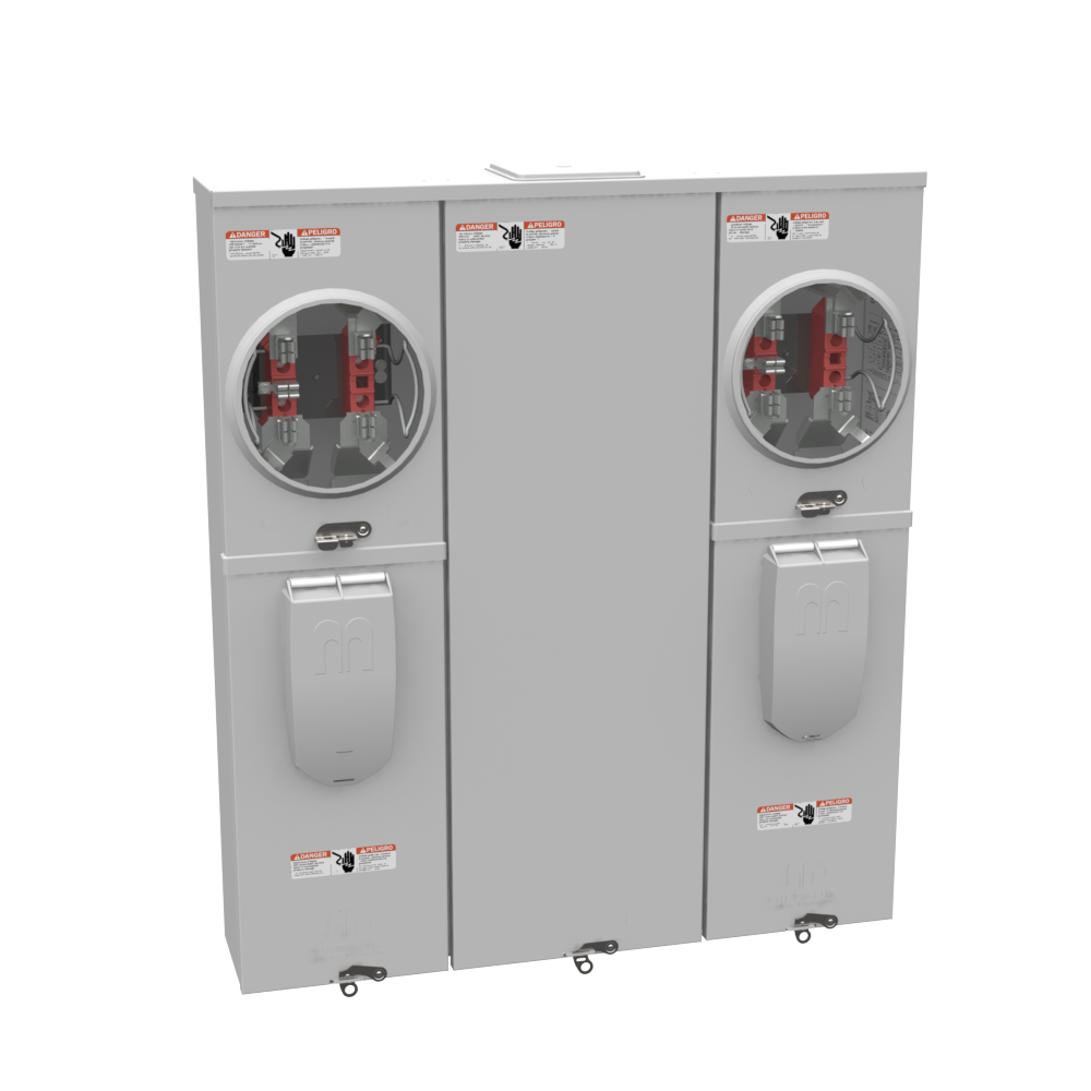 Prise Compteur Milbank U1254-X-K3 - 200A 300VAC 1 Phase - 4 Positions - Neuf En Boîte