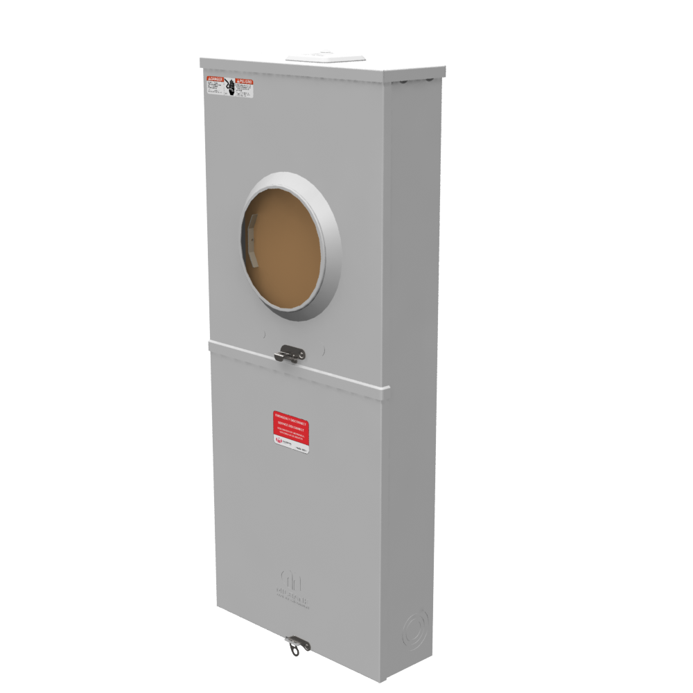 Milbank U4031-O-2/200 4 Terminal Ringless Plain Top Lever Bypass 2-200 - Foto 6