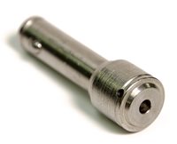 barrel-lock-provisions.jpg A silver barrel lock lies on its side.