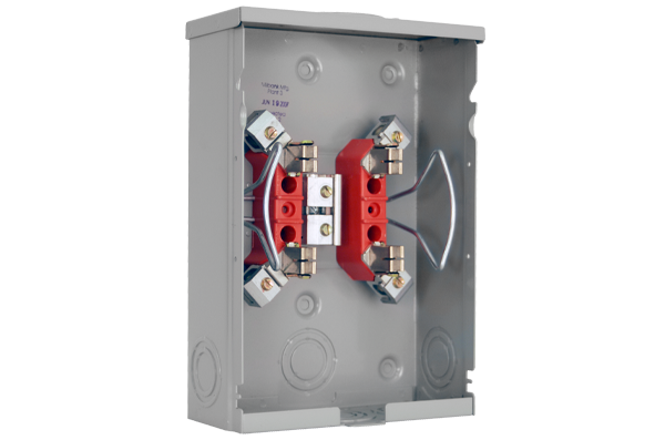 Rendering of the interior of a U7487 single position meter socket.